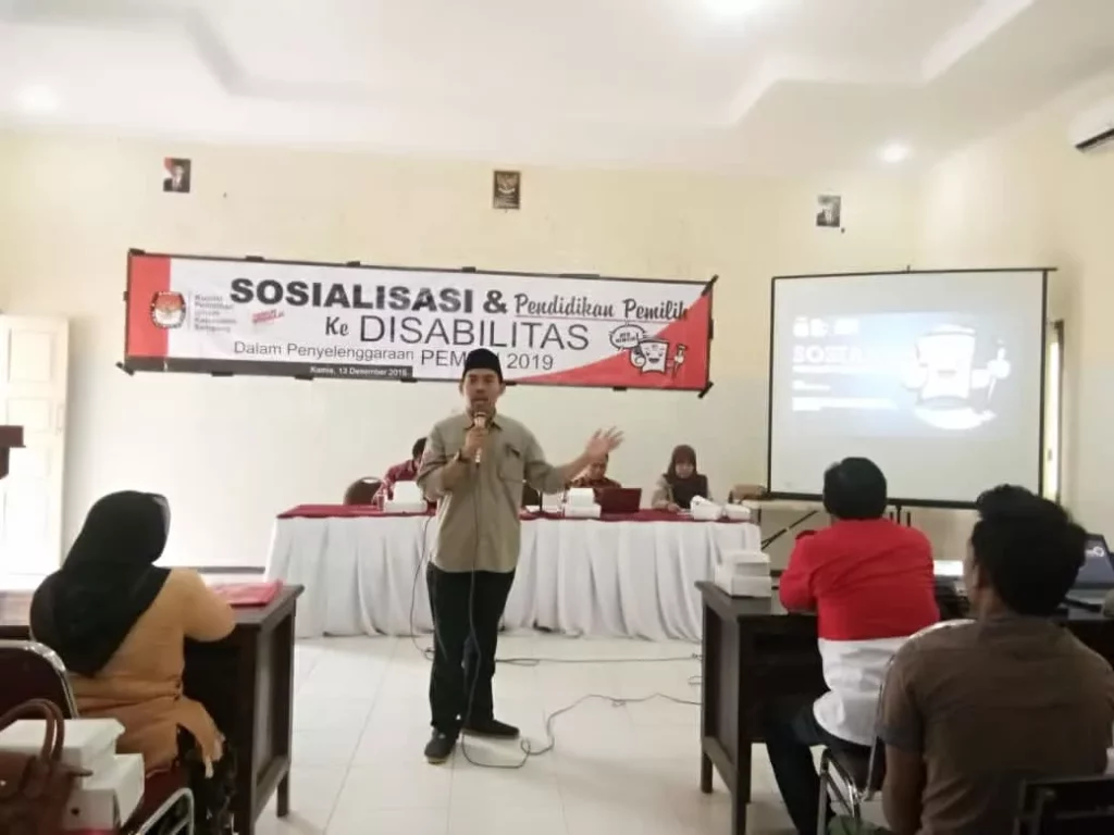 Kpu Sampang Lakukan Sosialisasi Pemilu 2019 Ke Penyandang Disabilitas
