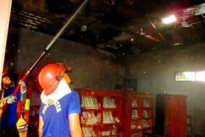 Kebakaran Perpustakaan Sdn Gunung Sekar 6, Ini Penjelasan Disdik Sampang