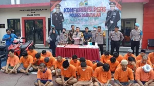 Polres Bangkalan Ringkus Puluhan Pengedar Narkoba