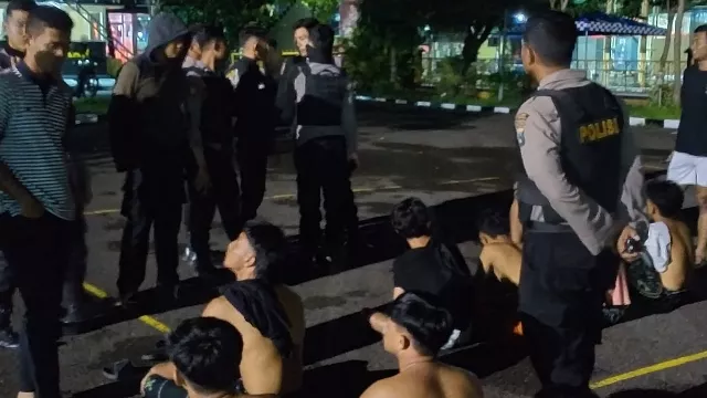 10 Pemuda Yang Hendak Tawuran Diamankan Kepolisian.