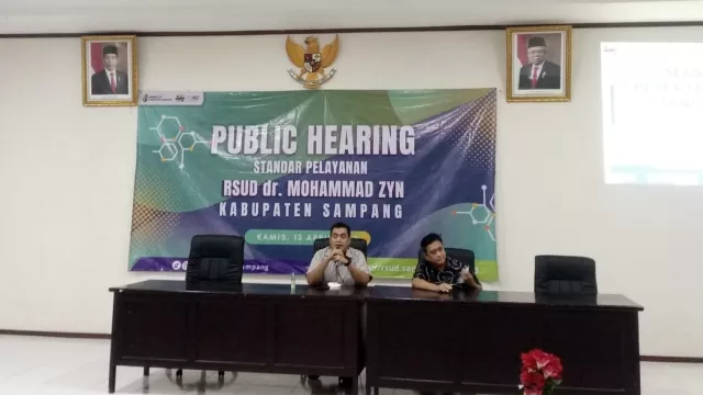 Forum Public Hearing Yang Digelar Rsud Dr. Mohammad Zyn.