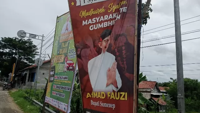 Baliho Bupati Sumenep Di Akses Jalan Lingkar Selatan (Jls).