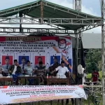 Suasana Saat Berlangsung Pemilihan Kepala Desa Di Desa Tanah Merah Laok