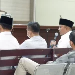 Suasana Sidang Pemeriksaan Saksi Kasus Gratifikasi Eks Bupati Bangkalan.
