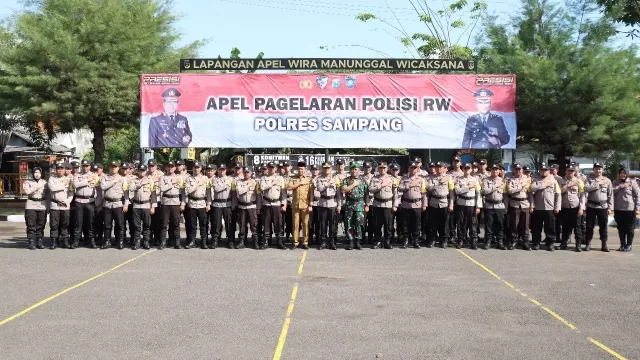 Apel Pembentukan Polisi Rw Di Kabupaten Sampang.