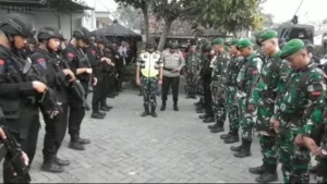 Pasca Cekcok Berujung Maut Di Tanah Merah, Polres Bangkalan Terjunkan Ratusan Personel Gabungan