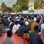 Suasana Jemaah Muhammadiyah Di Bangkalan Saat Melakukan Salat Idul Adha.