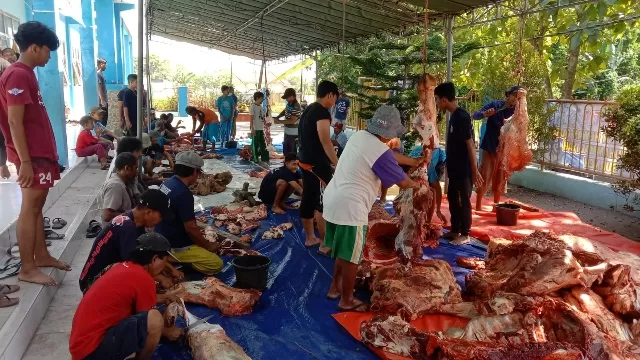 2500 Paket Daging Kurban Muhammadiyah Bangkalan Dibagikan Kepada Masyarakat