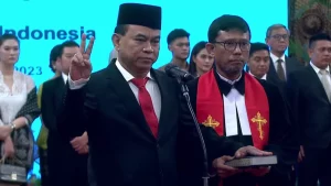 Budi Arie Saat Dilantik Sebagai Menkominfo Oleh Presiden Jokowi