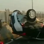 Kondisi Mobil Usai Mengalami Kecelakaan Di Jembatan Suramadu