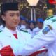 Elcyra Putri Marisha Saat Bertugas Sebagai Paskibraka Jawa Timur.
