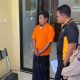 Anggota Polres Bangkalan Mengamankan Pelaku Ke Mapolres Setempat.