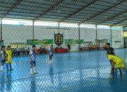 Atlet Cabor Futsal Kabupaten Sampang Saat Bertanding.