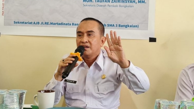 Sekretaris Daerah (Sekda) Bangkalan, Taufan Zairinzjah