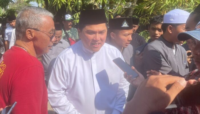 Kunjungi Bangkalan, Erick Thohir Minta Doa Dan Dukungan Ulama