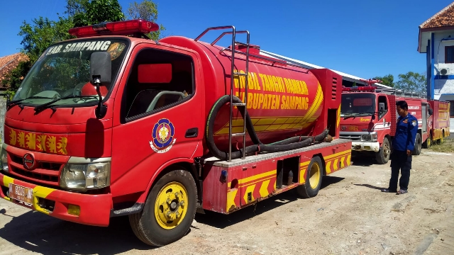 Salah Satu Armada Milik Dinas Pemadam Kebakaran Kabupaten Sampang.