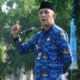 Pj Bupati Bangkalan, Arief M Edie Saat Apel Memperingati Hari Korpri Ke - 52 Di Halamankantor Pemerintah Bangkalan.
