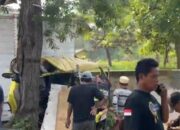 Diduga Supir Mengantuk, Mobil Bermuatan Rokok Menghantam Pohon Di Jalan Raya Galis Bangkalan