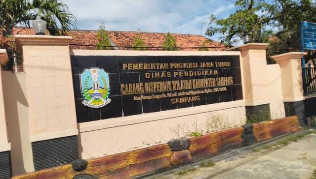 Kantor Cabang Dinas Pendidikan Wilayah Sampang.