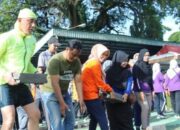 Pj Bupati Bangkalan Gelar Groundbreaking Pembangunan Jogging Track Di Alun Alun Kota