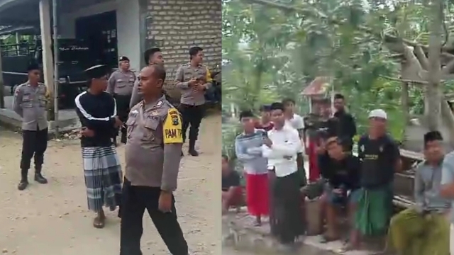 Potongan Video Warga Saat Menggeruduk Sekretariat Pps Desa Gunung Rancak Kecamatan Robatal.