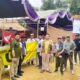 Komisioner Kpu Dan Bawaslu Saat Melakukan Peninjauan Pemungutan Suara Ulang Di Tps 18 Desa Pandan Kecamatan Omben Sampang.