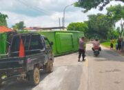 Bus Tujuan Sumenep – Jakarta Terguling, Delapan Penumpang Terluka