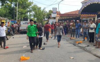 Lokasi Rekapitulasi Suara Pemilu Di Pamekasan Saat Diblokade Massa.