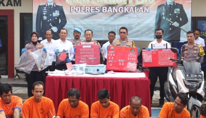 10 Pelaku Kriminal Di Bangkalan Diringkus Polisi