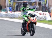 Murobbil Vitony Saat Finish Di Urutan Pertama Di Kelas 150 Cc.