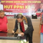 Penandatanganan Prasasti Peresmian Graha Ppni.