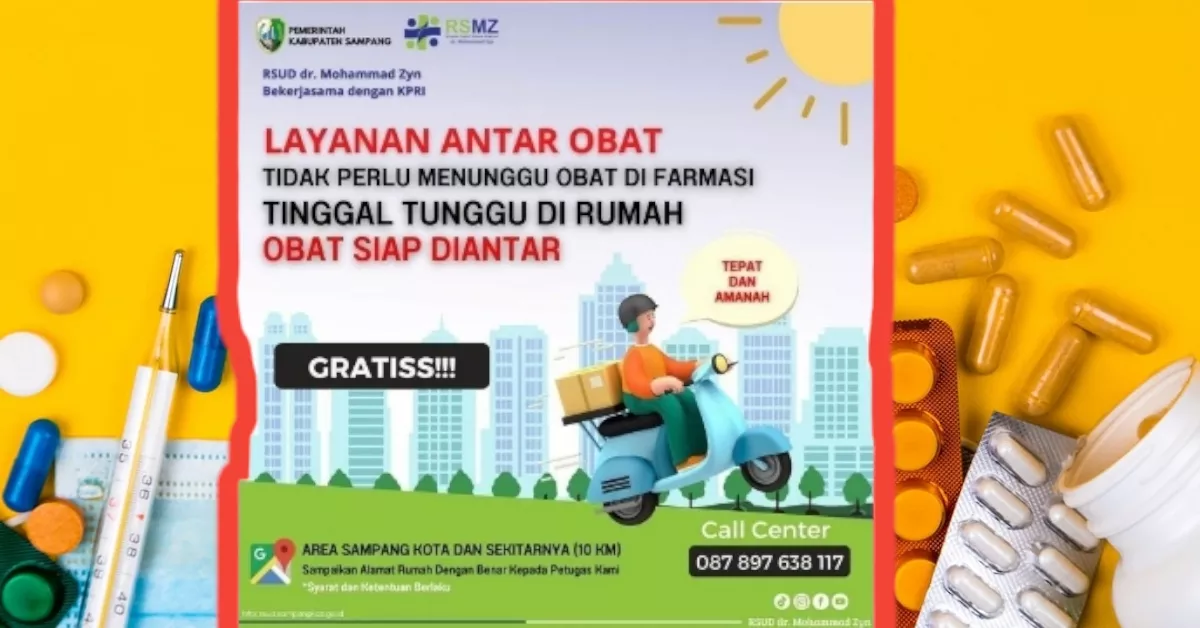 Rsmz Sampang Sediakan Layanan Antar Obat Gratis