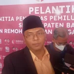 Ketua Bawaslu Bangkalan, Ahmad Mustain Shaleh.