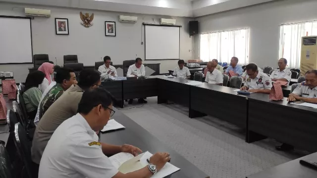 Suasana Rapat Koordinasi Adwi Di Aula Bappeda Litbang, Rabu (5/4/2023