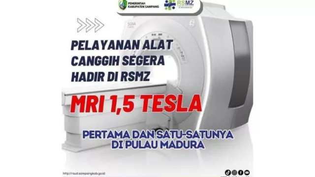 Poster Magnetic Resonance Imaging 1,5 Tesla.