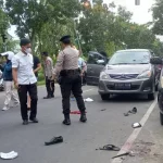 Petugas Kepolisian Saat Berada Di Lokasi Kejadian