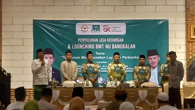 Suasana Launching Baitul Mal Wat Tamwil (Bmt) Nu Kabupaten Bangkalan, Di Aula Rumah Makan Dapur Sambal.