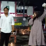 Aliansi Mahasiswa Sumenep Saat Melakukan Mimbar Panggung Demokrasi.