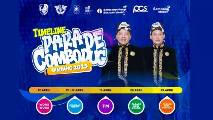 Poster Jadwal Dan Rute Parade Combodug Sampang.