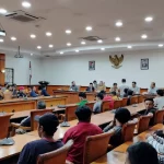 Suasana Peserta Saat Technical Meeting Dan Pengambilan Nomor Urut Di Aula Pemkab