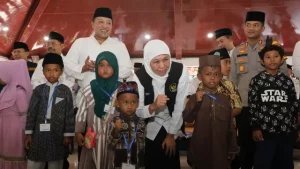 Baznas Berbagi Ceria, Santuni 500 Anak Yatim Dan Zakat Produktif Kepada Pelaku Usaha Ultramikro Kabupaten Sampang