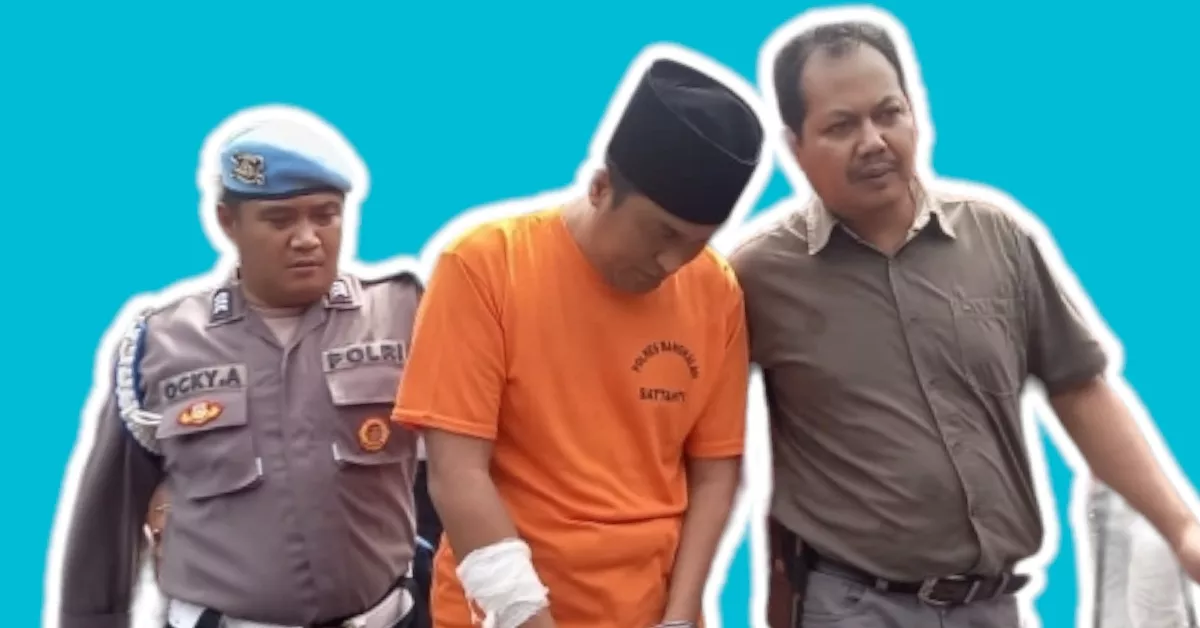 Tersangka Kades Bhulung Diamankan Polisi.