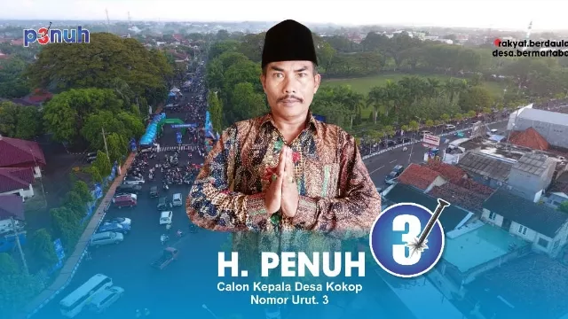 H. Penuh, Calon Kepala Desa Kokop, Kecamatan Kokop, Bangkalan,