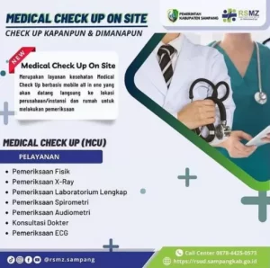 Rsmz Sampang Sediakan Layanan Medical Check Up Mobile