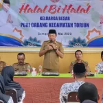 Halal Bihalal Persatuan Guru Republik Indonesia (Pgri) Cabang Kecamatan Torjun. (Prokopim Pemkab For Taberita)