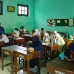 Peserta Osn Tingkat Smp Se-Kabupaten Sampang. (Fota:dimas Syah Fachlevi)