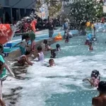 Busa Water Boom Sampang Water Park.