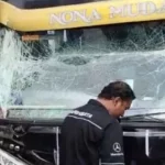 Kondisi Bus Calon Jemaah Haji Pamekasan.