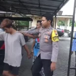 Kelima Pelaku Pesta Narkoba Digiring Ke Mapolsek Galis.