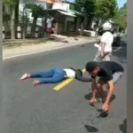 Peristiwa Laka Di Jalan Raya Lajing Kecamatan Arosbaya Kabupaten Bangkalan.